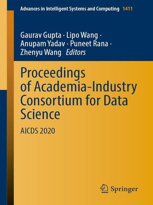 cover image of Proceedings of Academia-Industry Consortium for Data Science